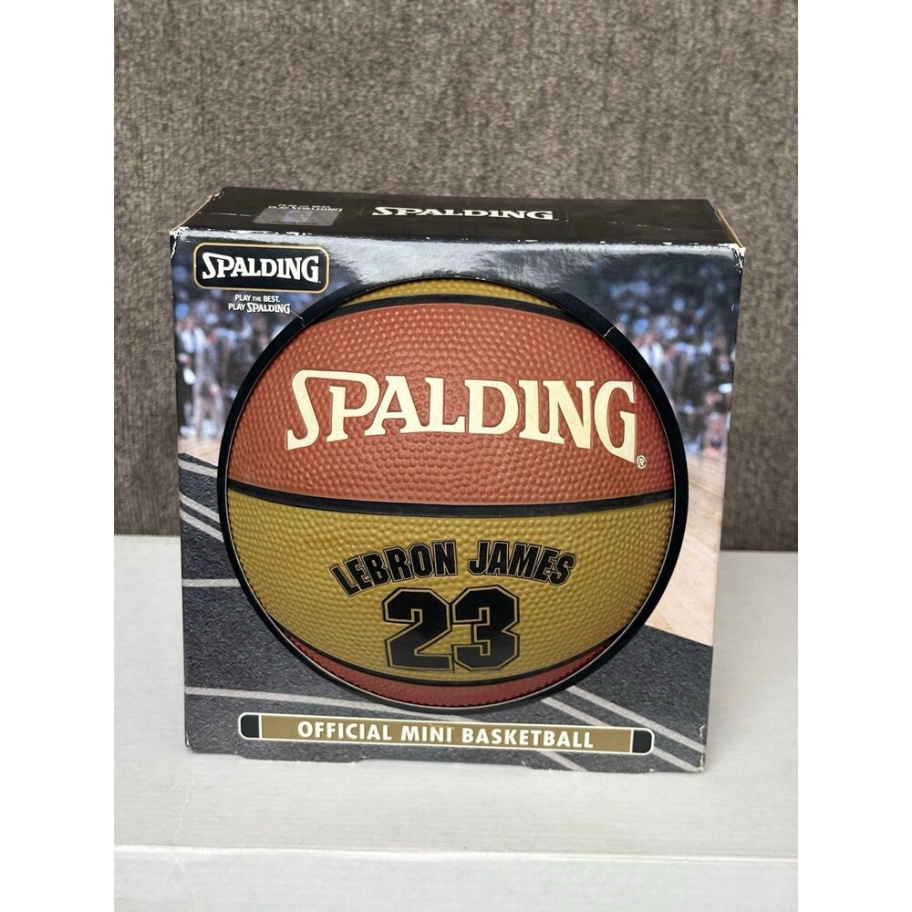 LEBRON JAMES 2003 ROOKIE YEAR FIRST SPALDING NBA BASKETBALL BRAND NEW